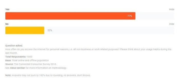 internet use for personal purposes