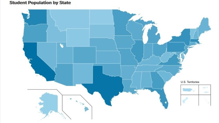 VN student population by state