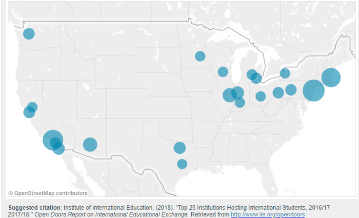 usa map enrollments